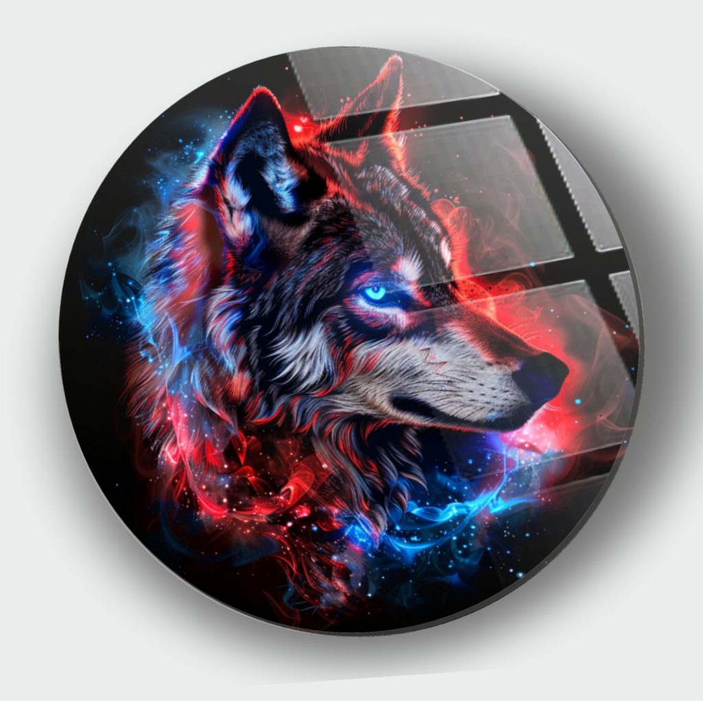 Kurt dijital Sanat Cam Tablo