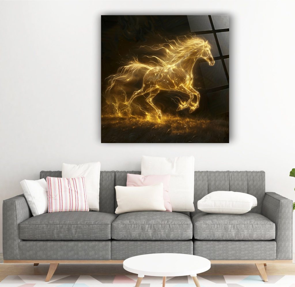 Dijital Sanat At Cam Tablo