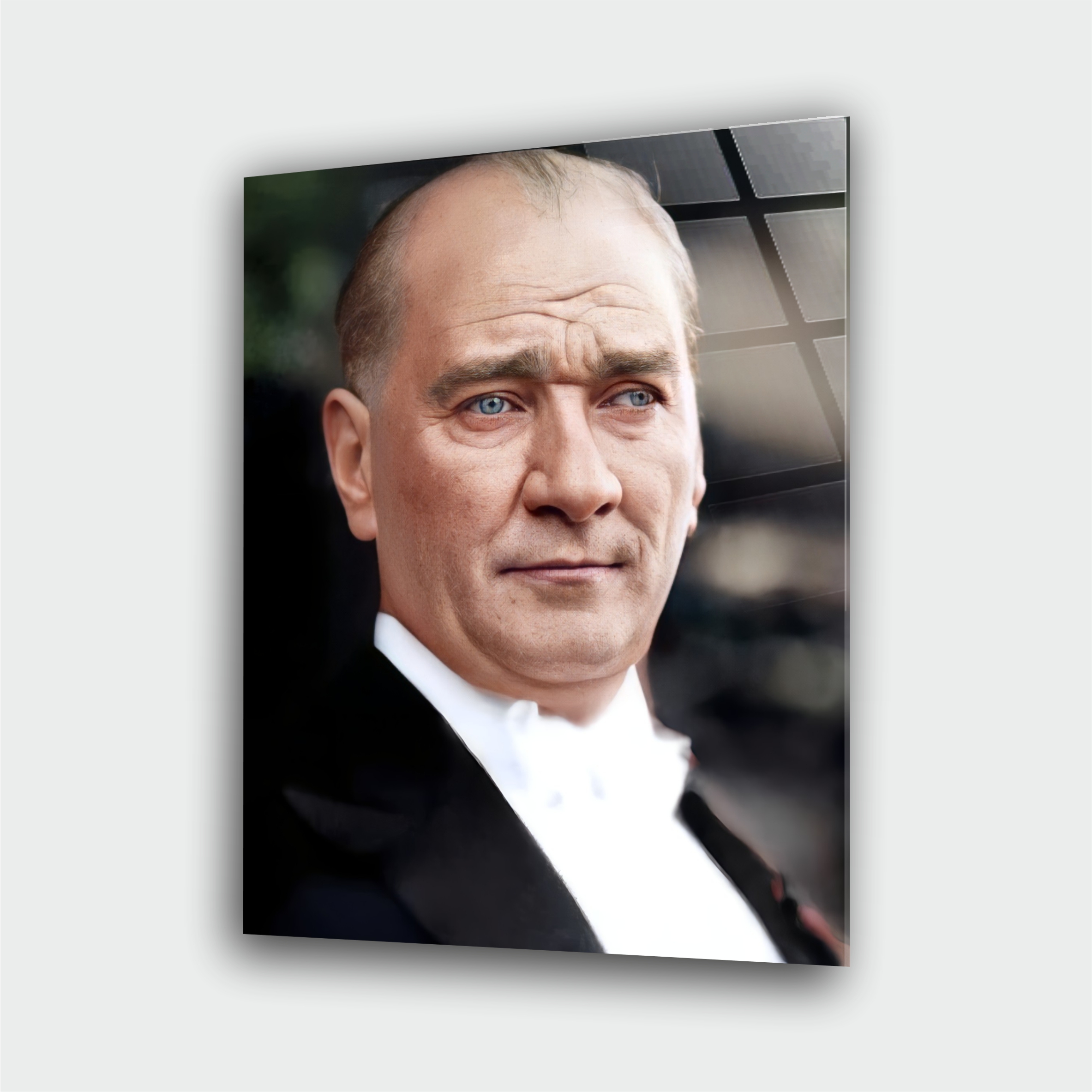 Atatürk Portre Cam Tablo - Görsel 4