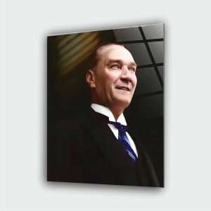 Atatürk Portre 2 Cam Tablo - Görsel 4