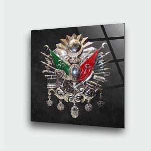 Osmanlı Tuğrası Cam Tablo M2