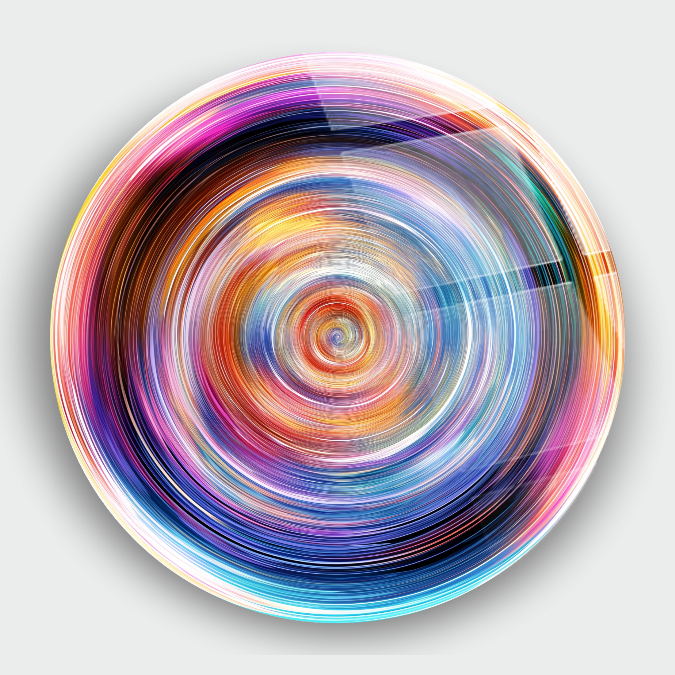 Renkli Sarmal Cam Tablo