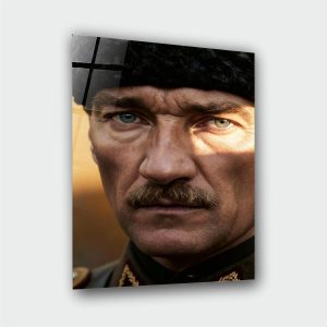 Atatürk Cam Tablo – Çerçevesiz UV Baskı - Görsel 3